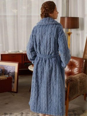 Robe de Chambre Éponge Femme - Robe de Chambre Femme - Mes Doux Habits