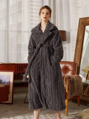 Robe de Chambre Éponge Femme - Robe de Chambre Femme - Mes Doux Habits
