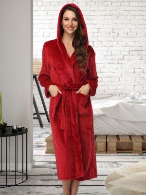 Robe de Chambre Femme Polaire Longue - Robe de Chambre Femme - Mes Doux Habits