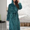 Robe de Chambre Femme Polaire Longue - Robe de Chambre Femme - Mes Doux Habits