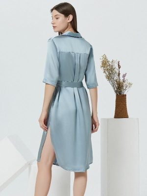 Robe de Chambre Femme Soie - Robe de Chambre Femme - Mes Doux Habits