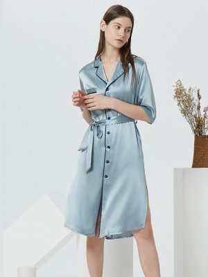 Robe de Chambre Femme Soie - Robe de Chambre Femme - Mes Doux Habits