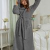 Robe de Chambre à Capuche Femme - Robe de Chambre Femme - Mes Doux Habits